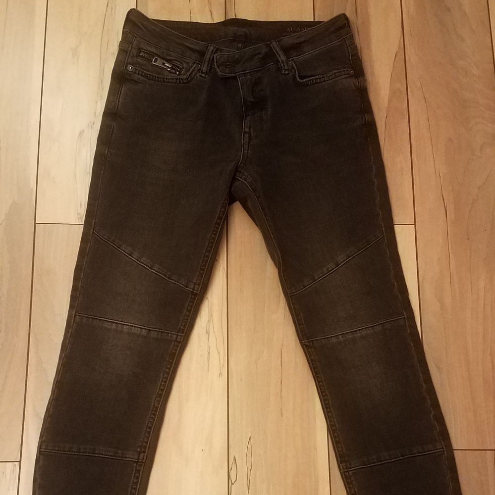 All Saints Charcoal Jeans